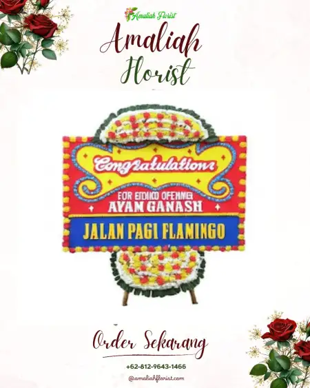 Sewa Papan Bunga Venue Wedding Sentul